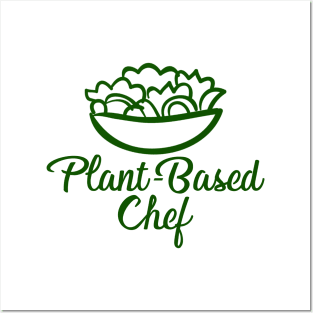 Plant-Based Chef Posters and Art